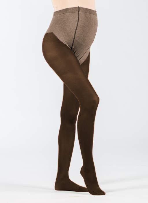 70 Den Maternity Tights in Microfiber (Marrone)