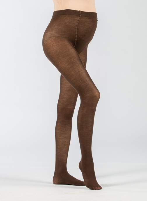 Wool Blend Maternity Tights (Marrone)