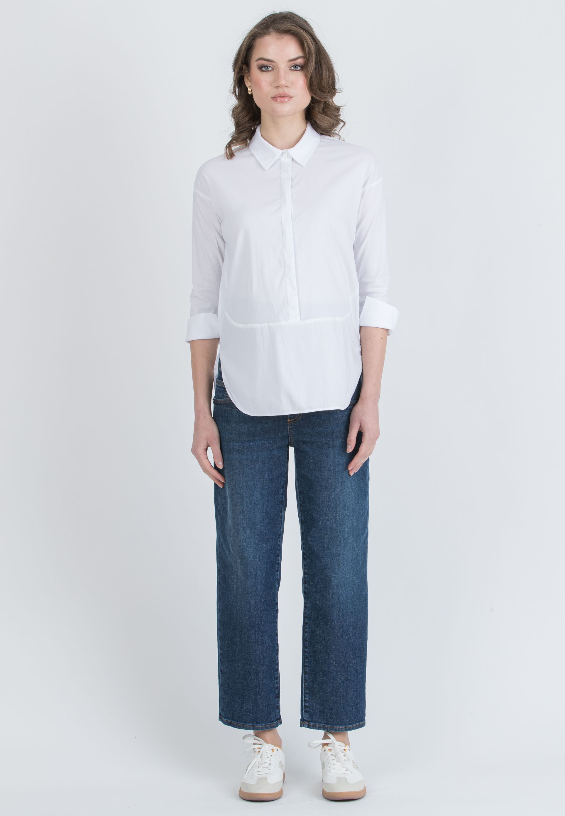 RHIANNA - Balloon Maternity Jeans (Blu)