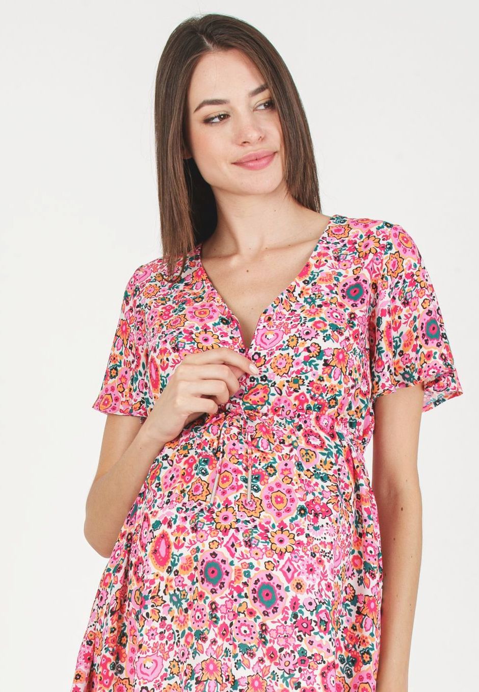SELENE F - Printed Maternity & Nursing Top (Fragola)