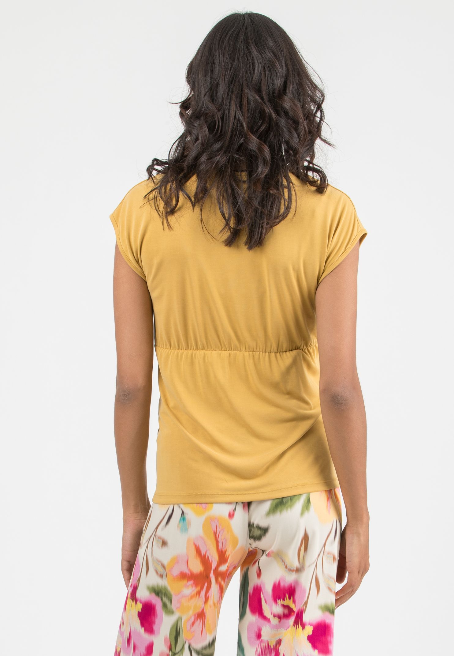 LOUISE - Maternity & Nursing Blouse in Modal (Senape)