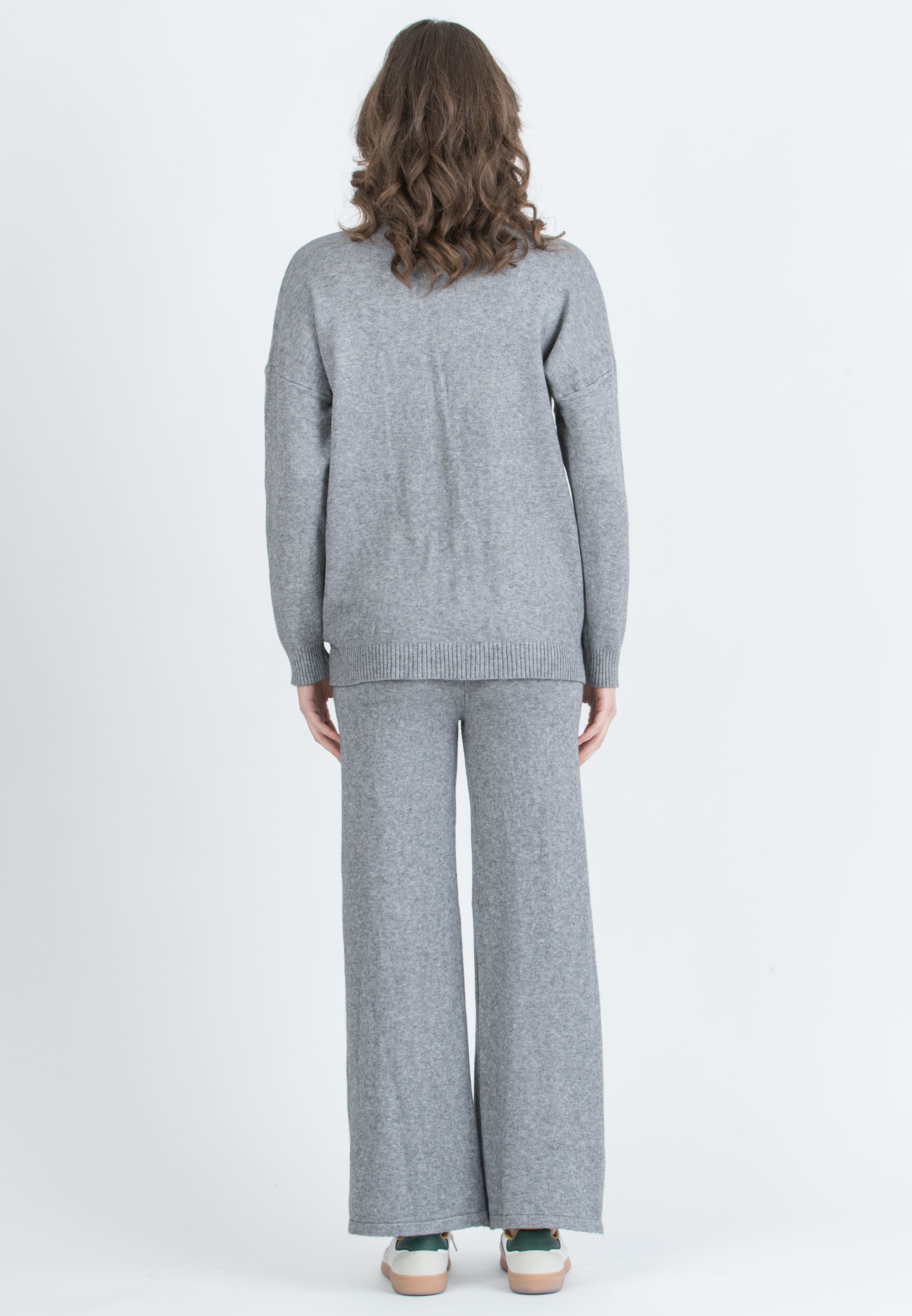 JUDE - Maternity Knitted Co-ord (Grigio Chiaro)