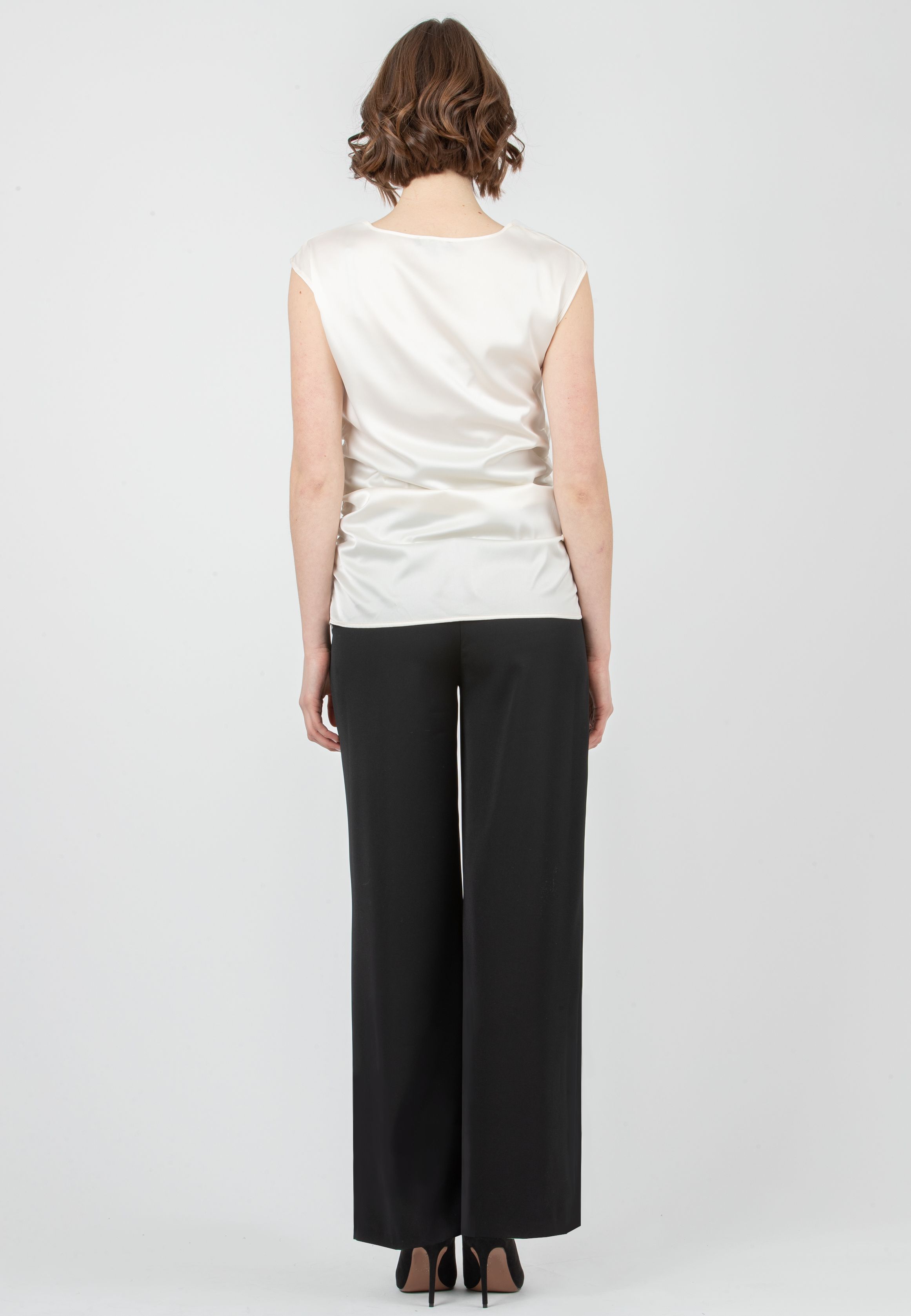 KIMBERLY - Maternity Palazzo Cadì Trousers (Nero)