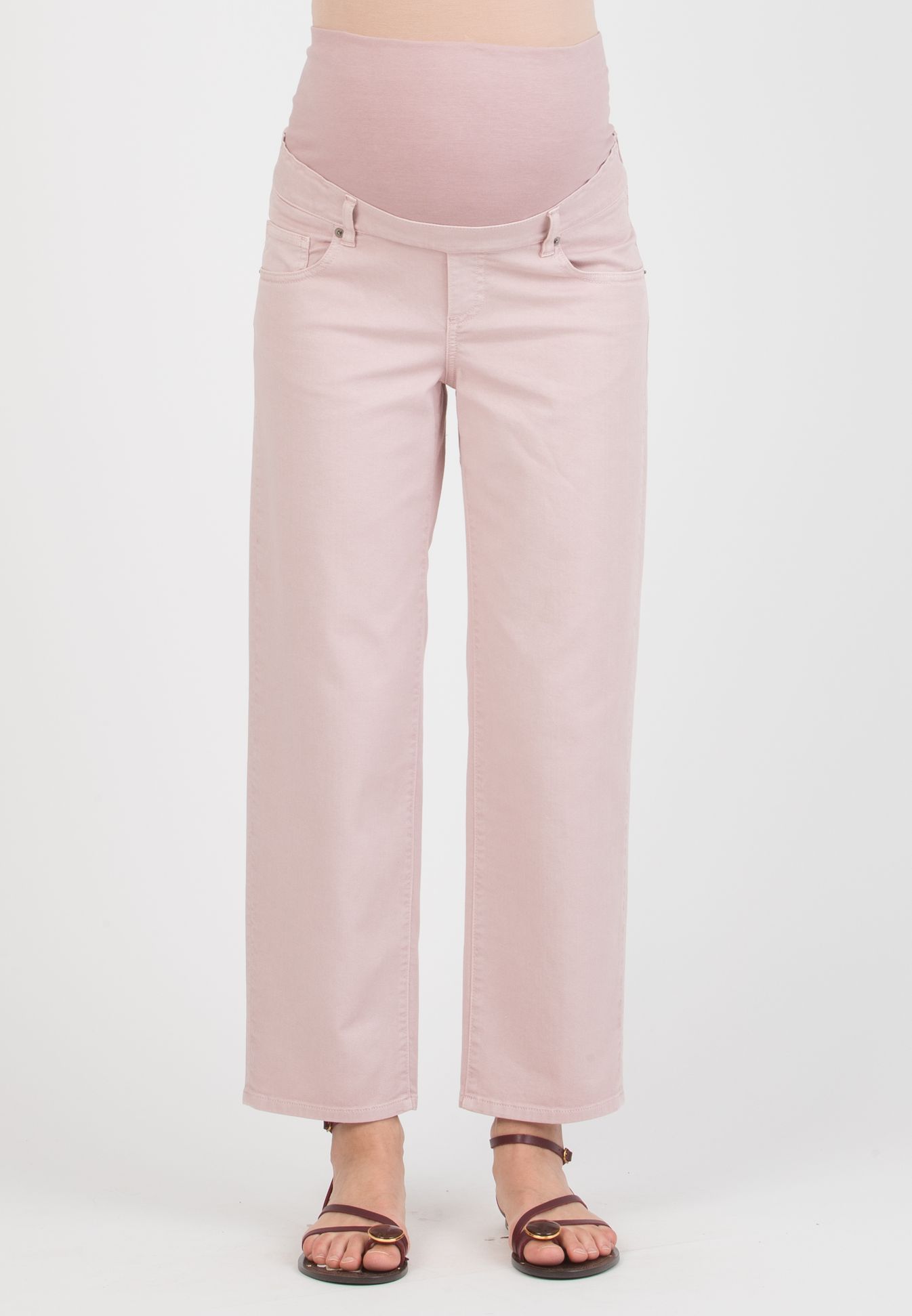 RHIANNA - Jeans Premaman Balloon Fit (Rosa)
