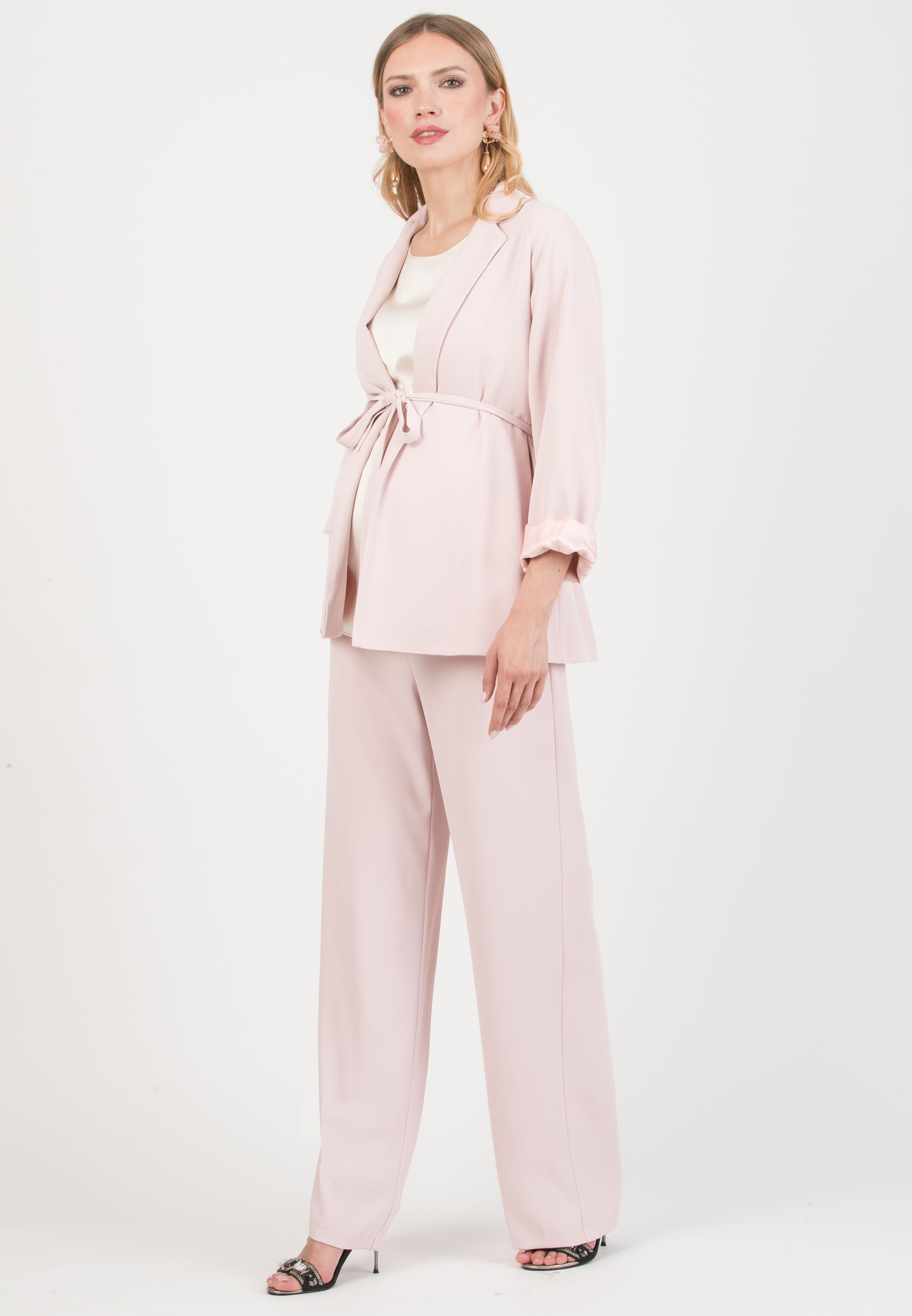 ROBERTA - Maternity Blazer in Cadì (Rosa)