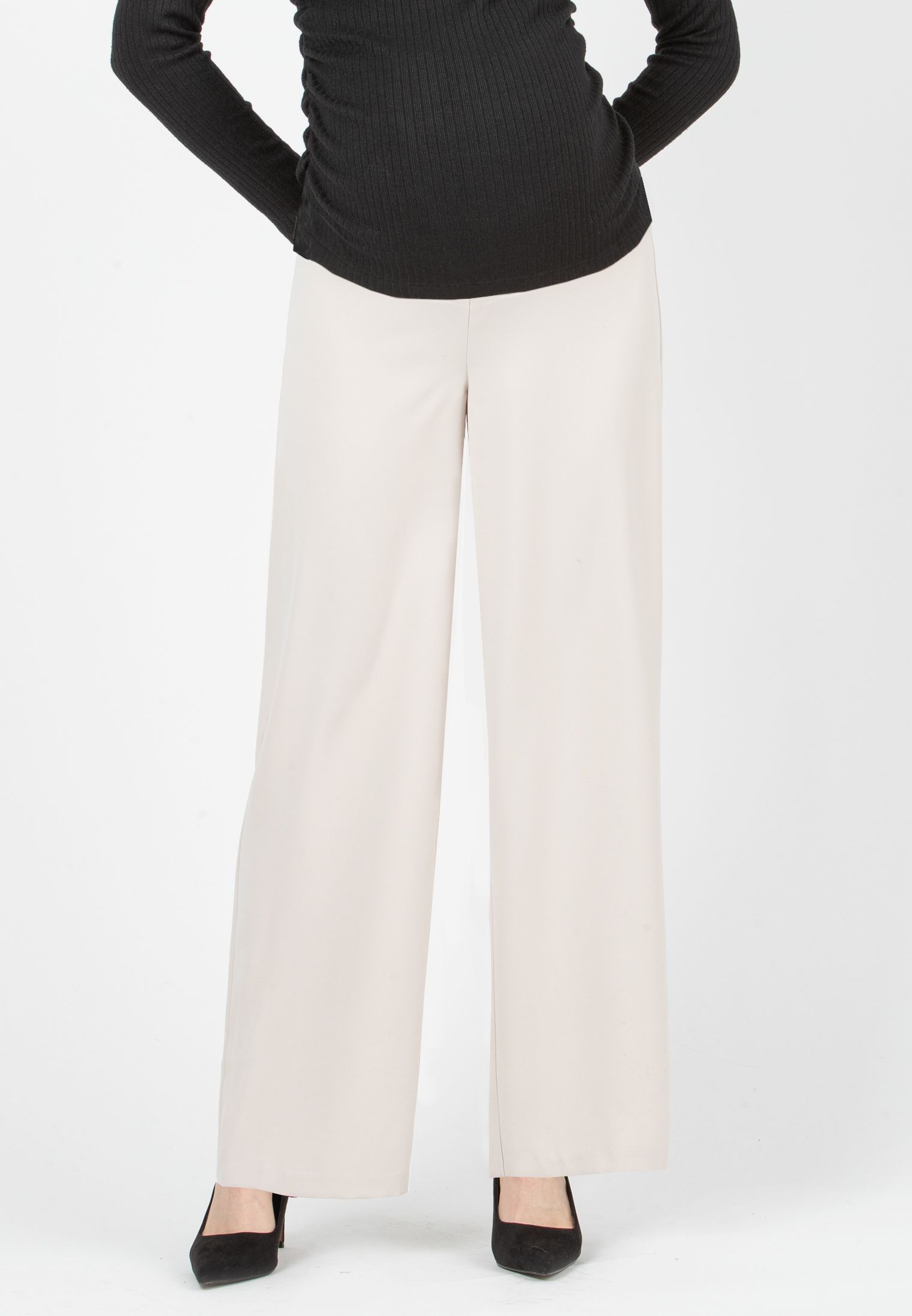 KIMBERLY - Maternity Palazzo Cadì Trousers (Naturale)