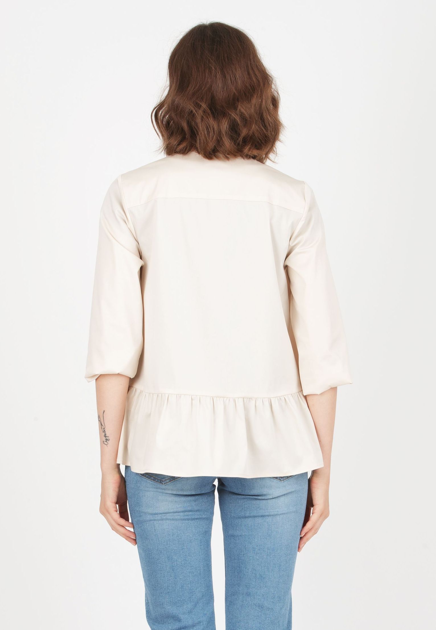 JOANNA - Maternity Cotton Jacket (Beige)
