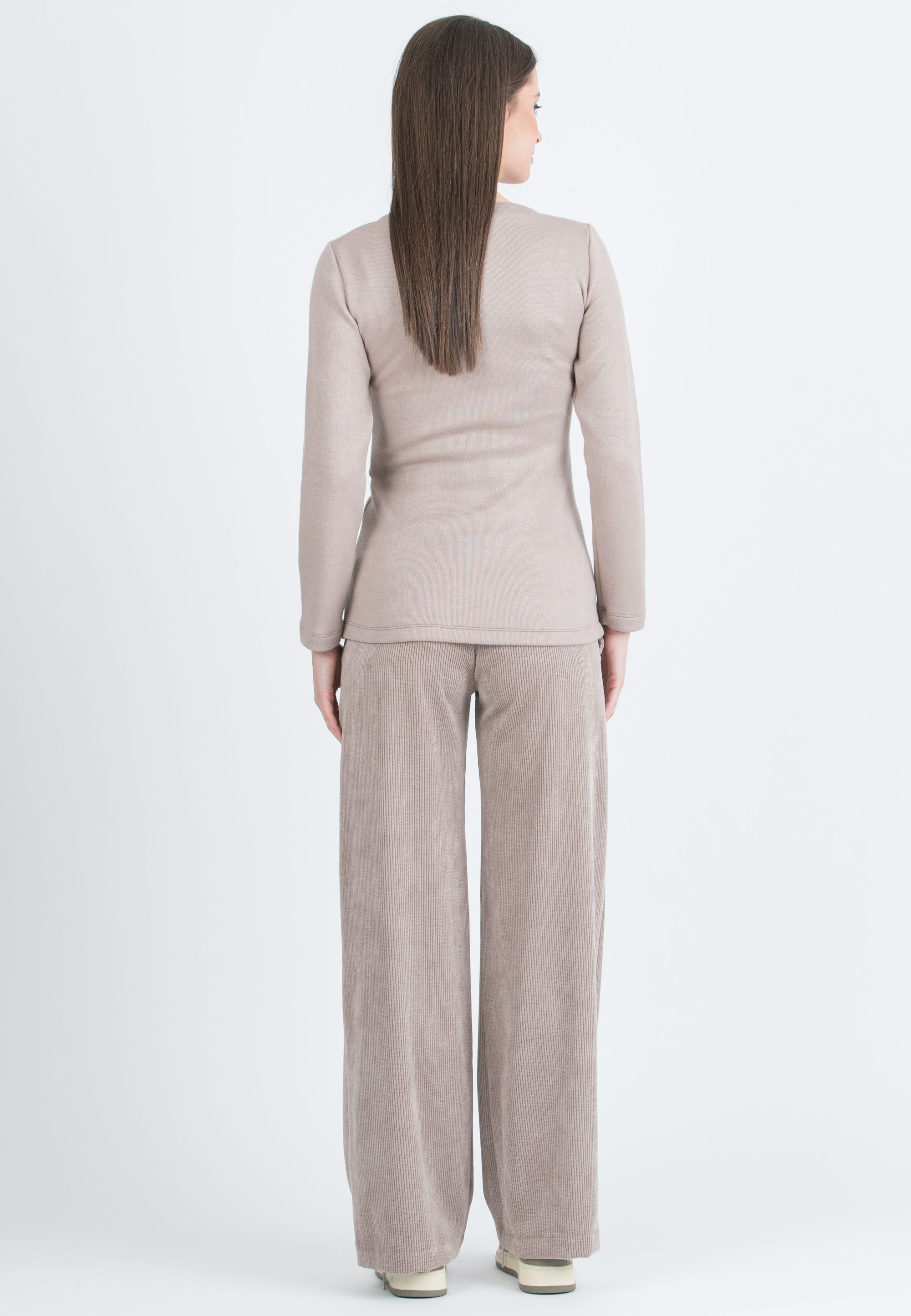 AMELIA M - Maternity Sweater in Viscose Yarn with Waistband (Corda)