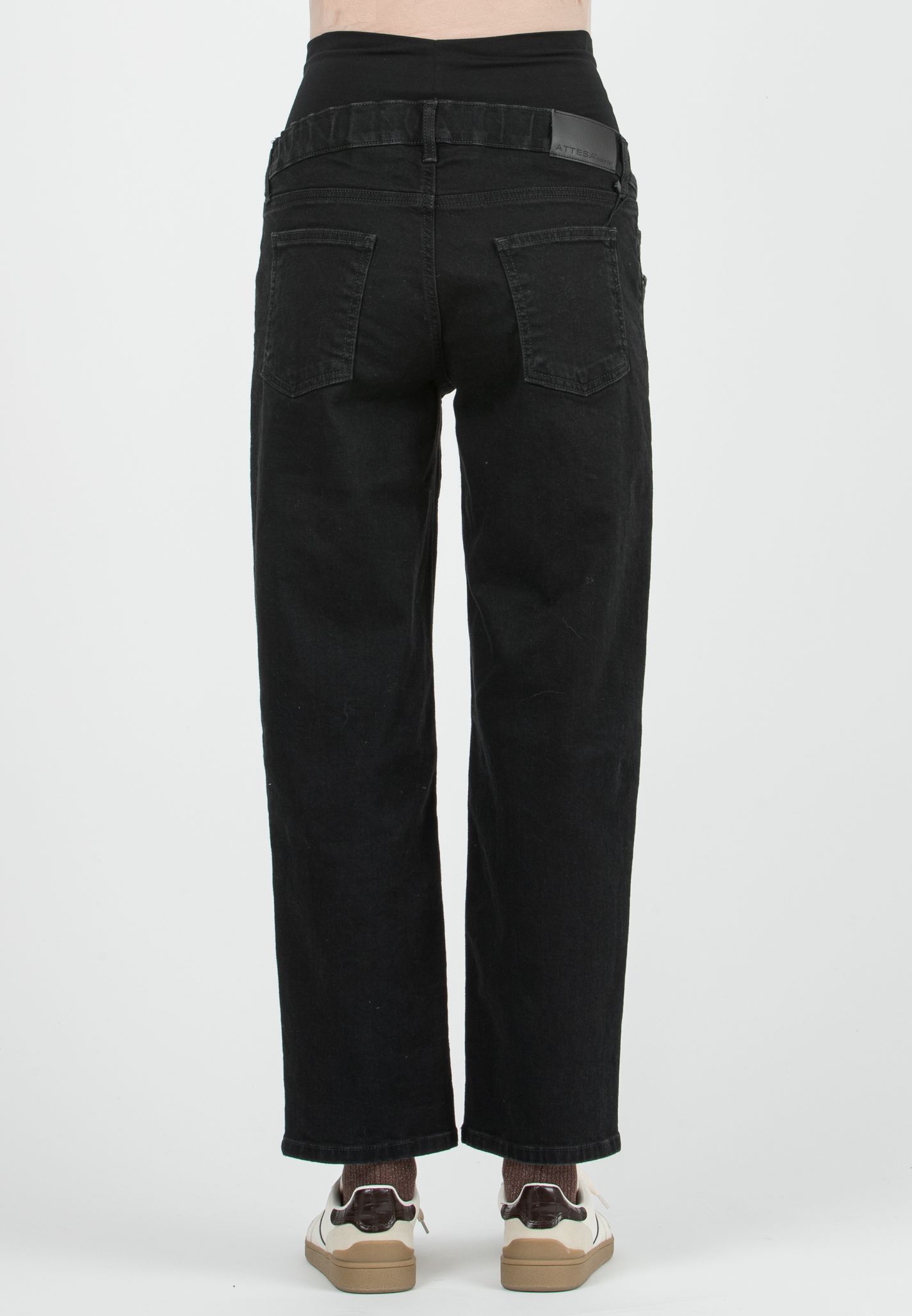 RHIANNA - Balloon Maternity Jeans (Nero)