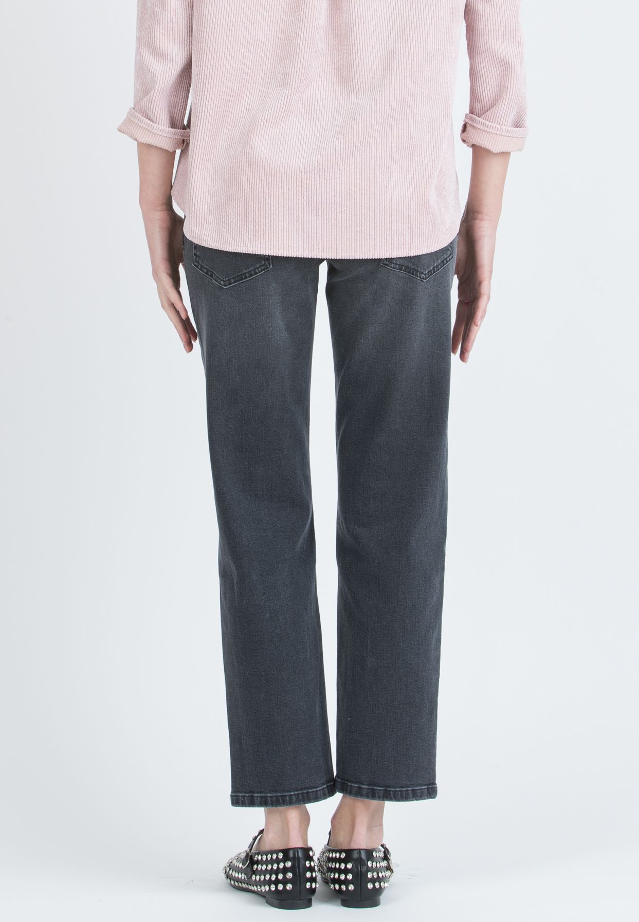 RHIANNA - Balloon Maternity Jeans (Grigio Medio)