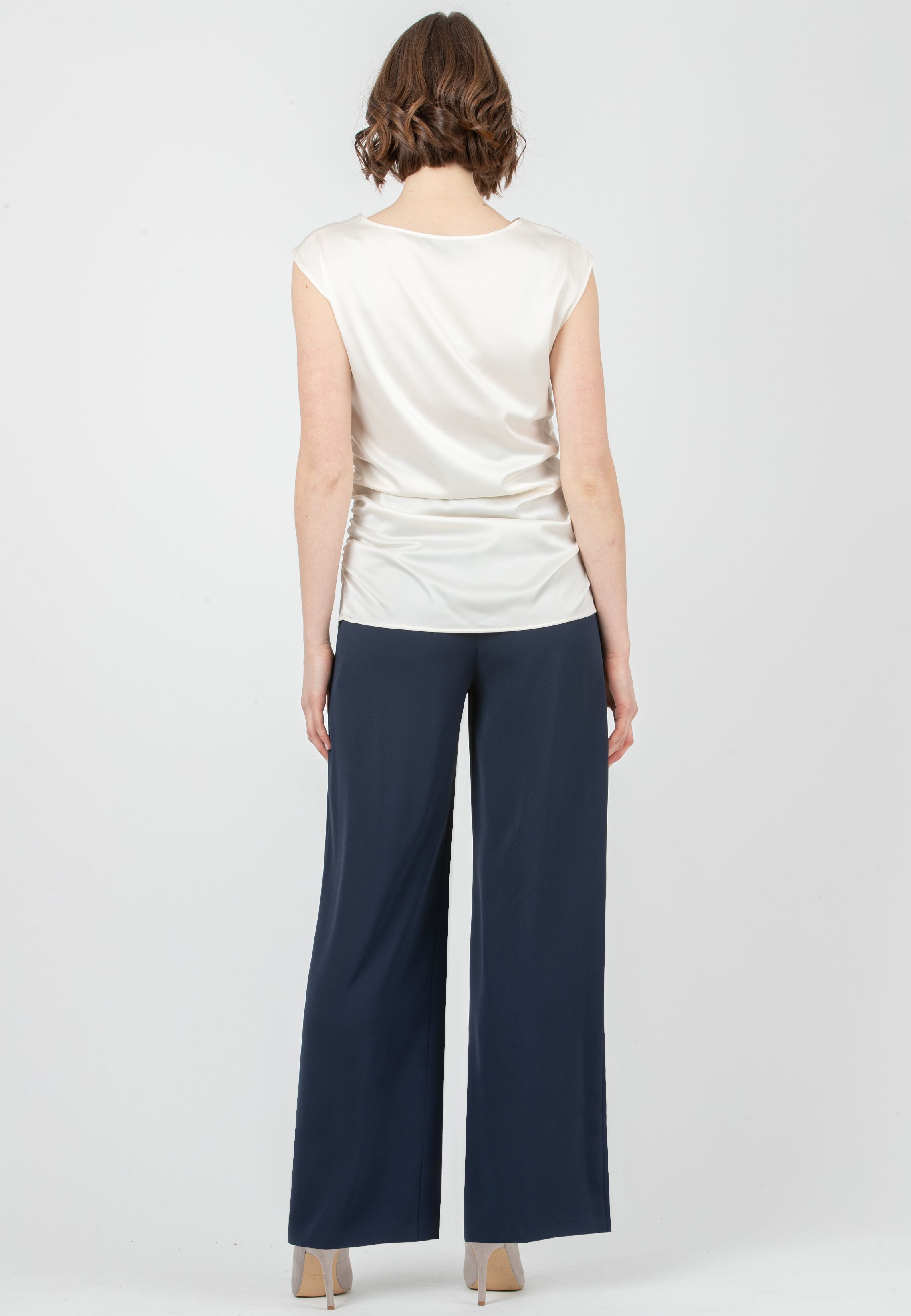 KIMBERLY - Maternity Palazzo Cadì Trousers (Blu)