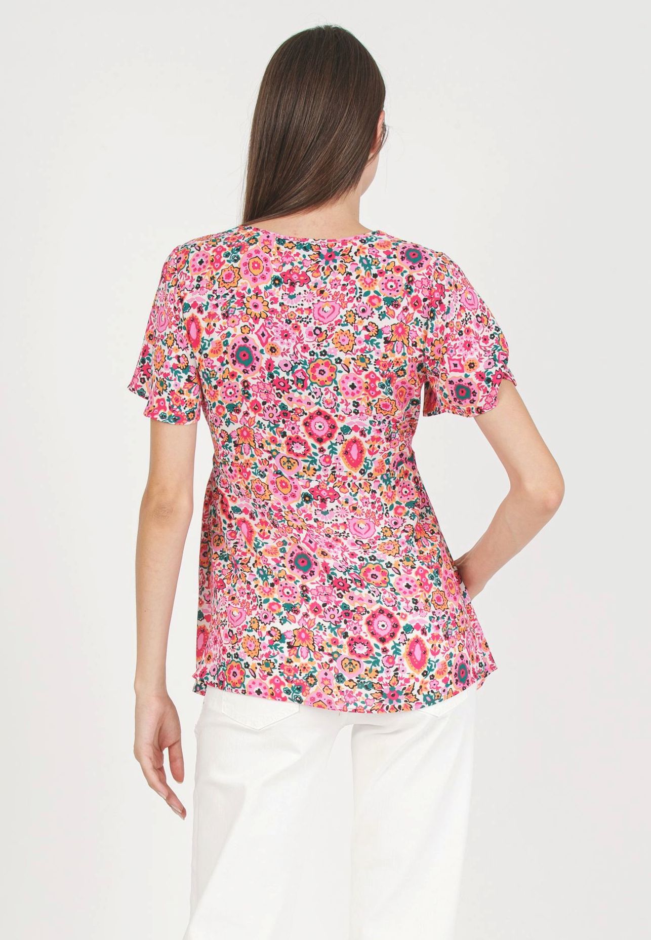 SELENE F - Printed Maternity & Nursing Top (Fragola)