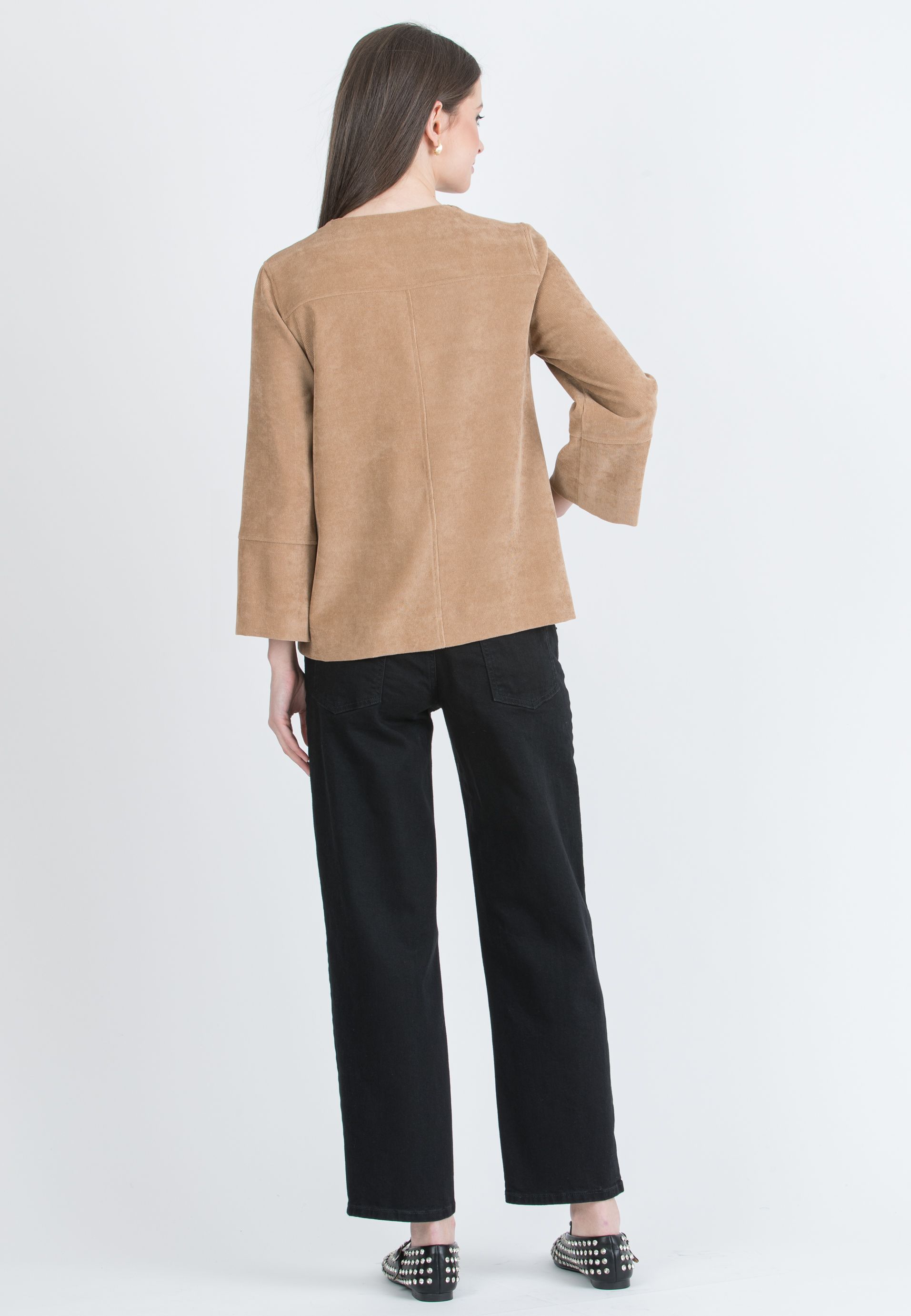 RHIANNA - Balloon Maternity Jeans (Nero)