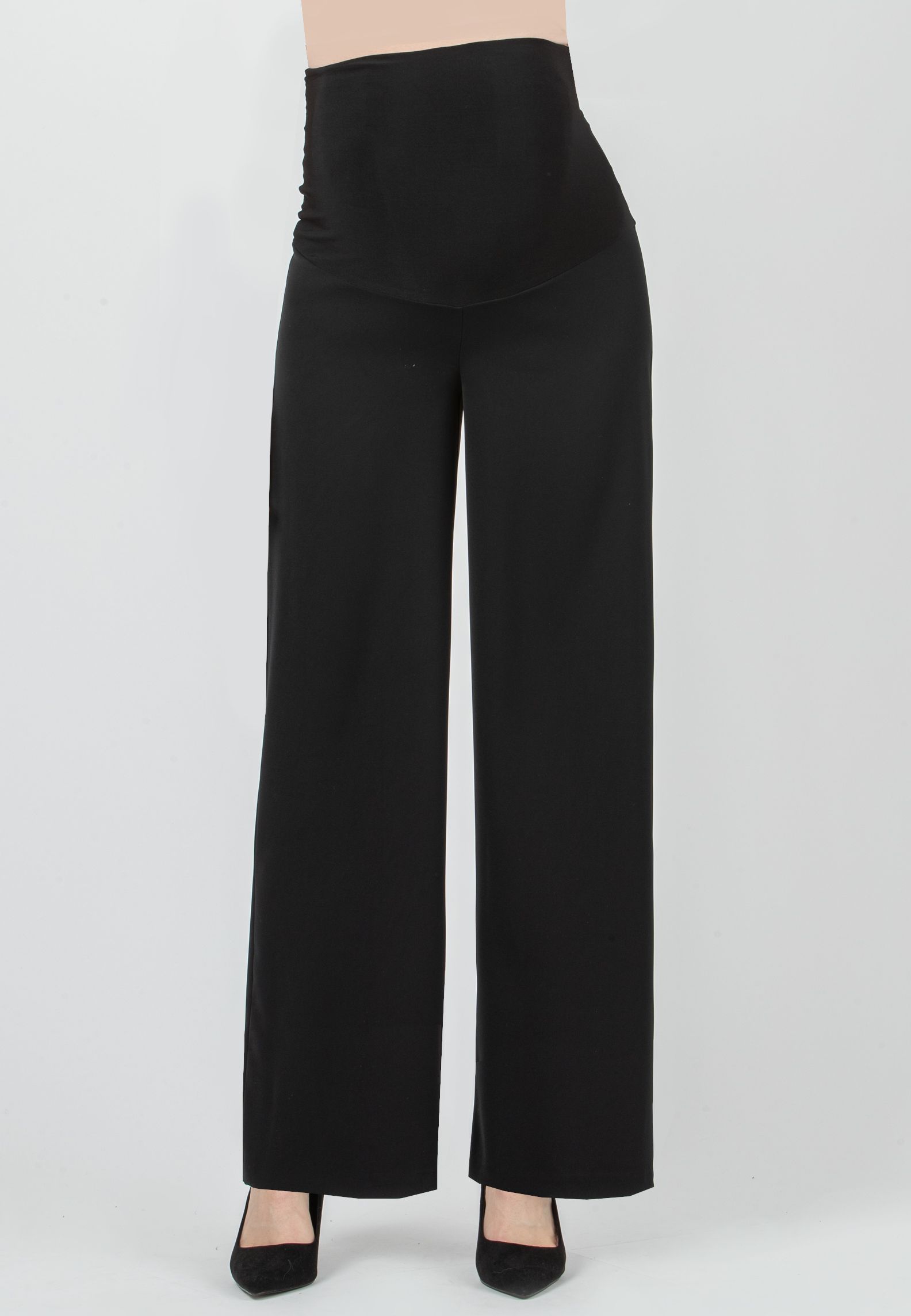 KIMBERLY - Maternity Palazzo Cadì Trousers (Nero)