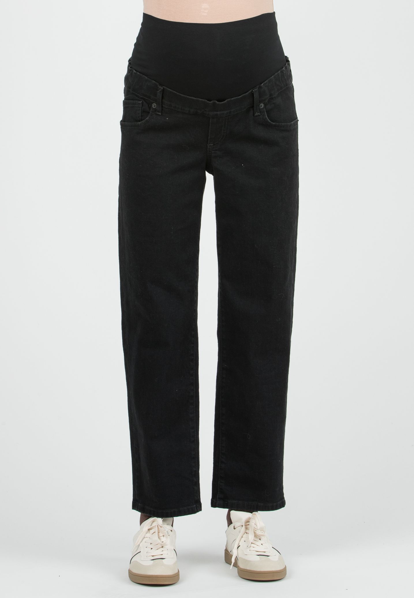 RHIANNA - Balloon Maternity Jeans (Nero)