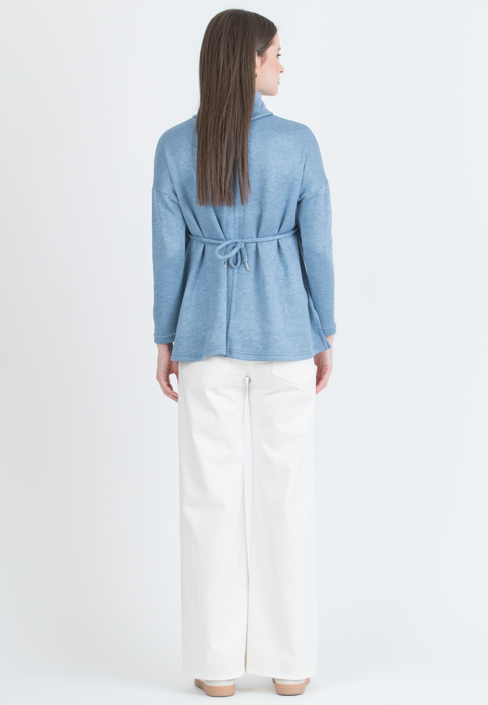 NOAH – Maternity Wide-Leg Jeans in Coloured Denim (Avorio)