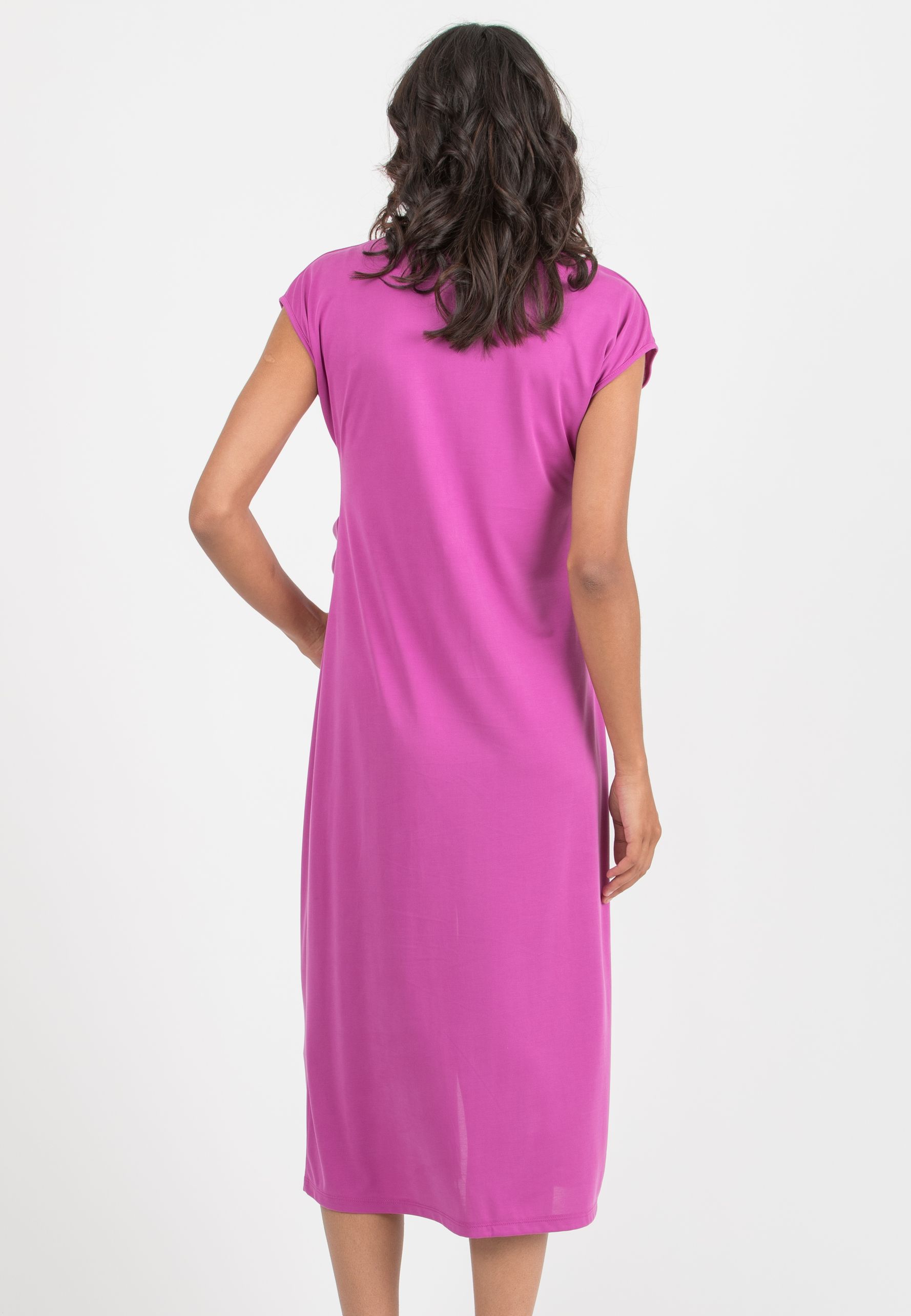 MARLON – Maternity Dress in Tencel Jersey (Ciclamino)